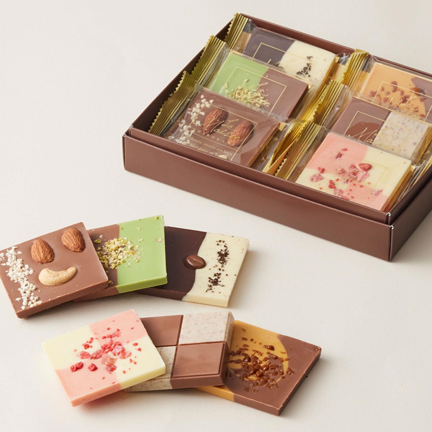 Amazon.co.jp: La Maison Platinum Tablet, Pack of 6, Chocolate
